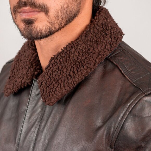 Men's Fashion Leather Jacket - Picture 6 of 8